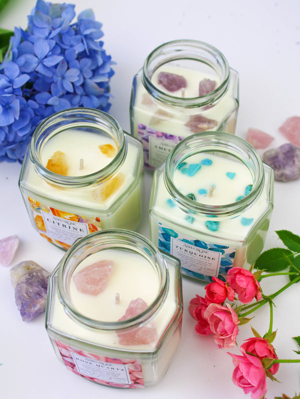 Amethyst Crystal Candle – Calm, Clarity, and Elevated Scent