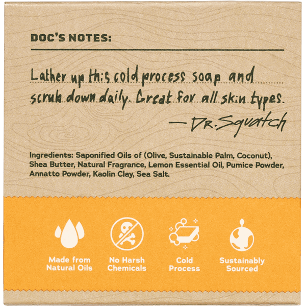 Dr. Squatch | Summer Citrus Bar Soap - 5 oz