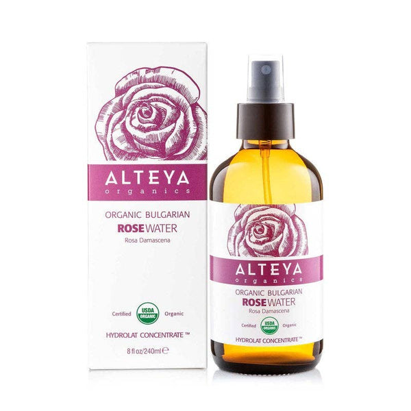 Alteya - Organic Bulgarian Rose Water 240 ml - Amber Glass