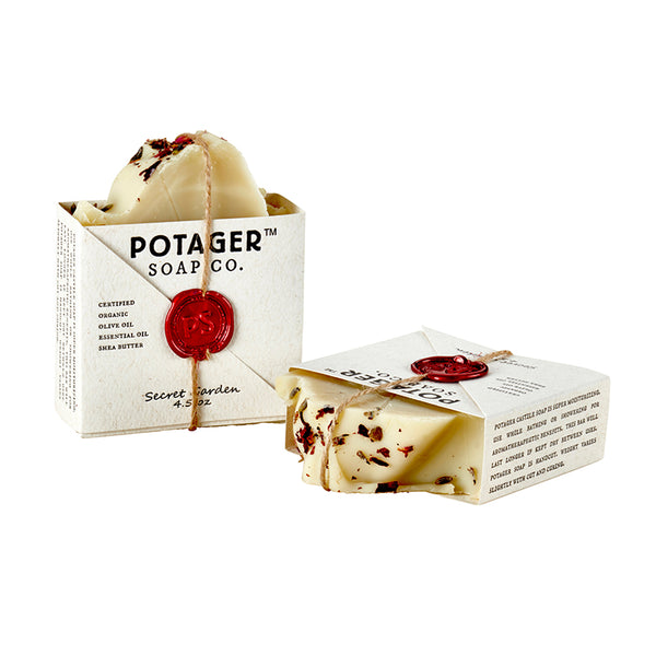 Potager’s Secret Garden Soap – Floral, Earthy & Captivating