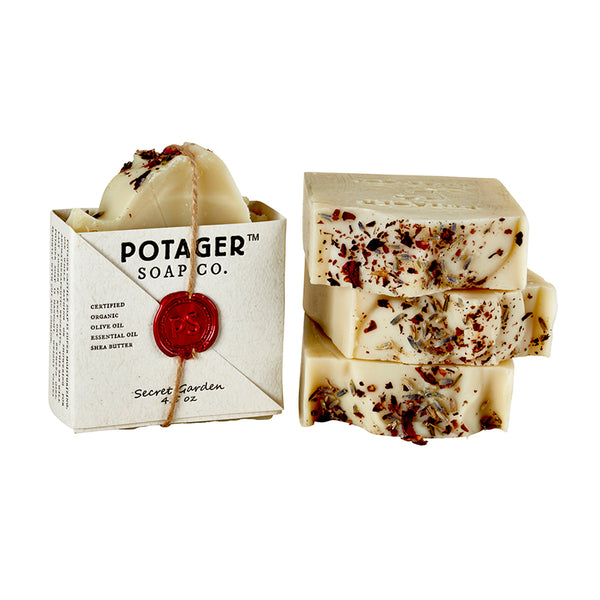Potager’s Secret Garden Soap – Floral, Earthy & Captivating