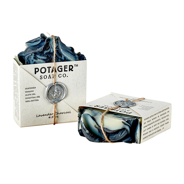 Lavender Charcoal Soap – Detoxifying, Calming & Balanced