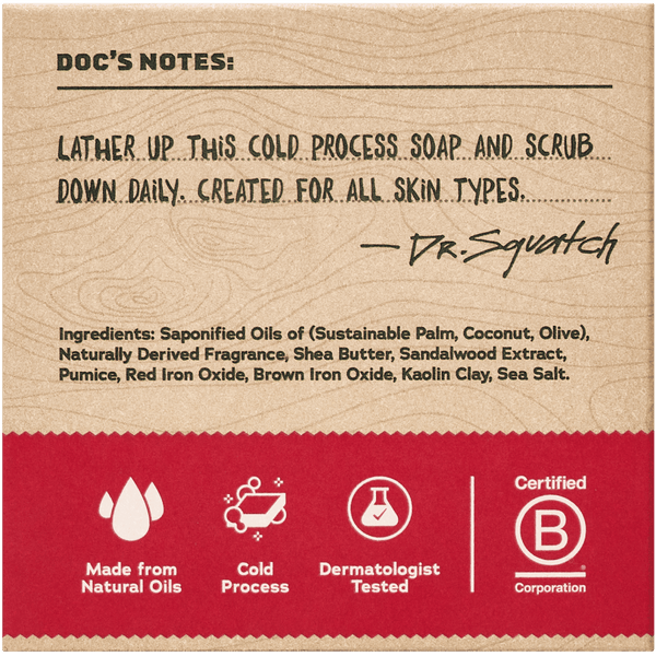 Dr. Squatch | Sandalwood Summit Bar Soap - 5 oz