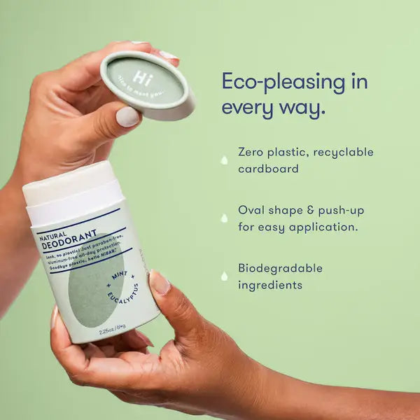 HiBAR Deodorant  Eucalyptus + Mint