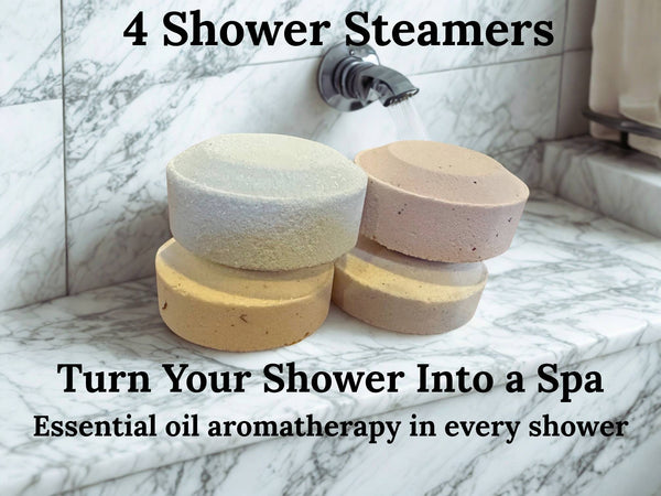 Soap That Actually Smells Like Real Plants — Not Synthetic Fragrance | Upgrade Your Shower | 4 Organic Soaps + 4 Steamers + Cedar Soap Saver + Sisal Scrub Bag + 4 Free Samples $85 Value for $60 (Save $25) 🌿 Turn Your Shower into a Botanical Spa