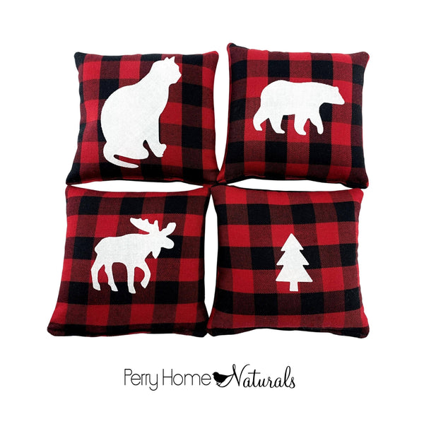 Red & Black Check Balsam Sachet - Choice of Design