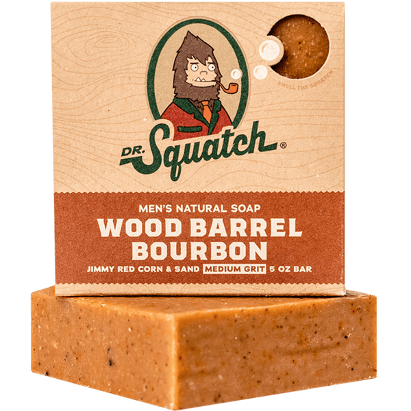 Dr. Squatch | Wood Barrel Bourbon Bar Soap - 5 oz