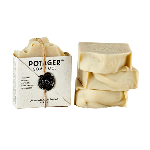 Unscented Oatmeal Soap for Sensitive Skin