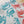 Crab Handprinted Kitchen Towel, Coastal Tea Towel, Blue Crab
