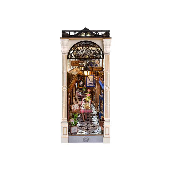 DIY Book Nook Kit: Paris Arcade Date with Dust Cover