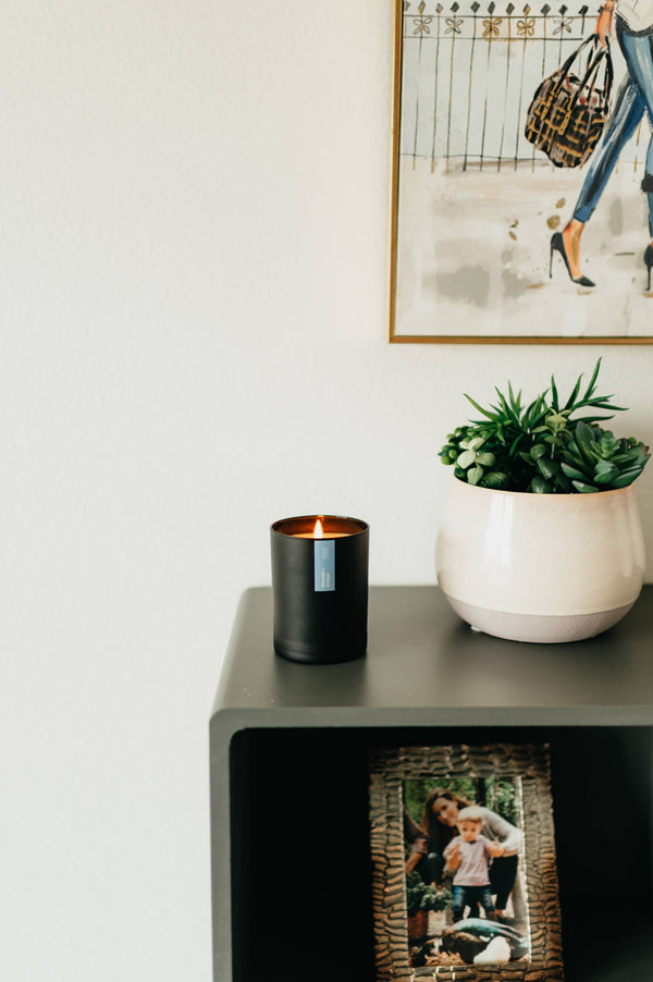 Calyan Wax Co. - Seaside + Citrus - Matte Black Tumbler Soy Candle