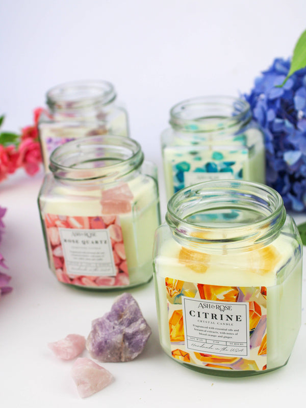 Amethyst Crystal Candle – Calm, Clarity, and Elevated Scent