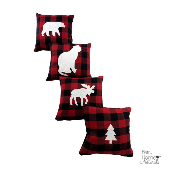 Red & Black Check Balsam Sachet - Choice of Design