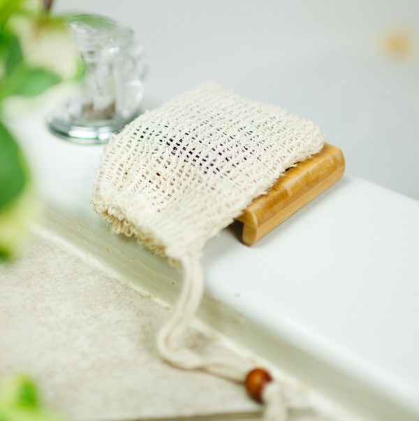 Compostable Sisal Soap Saver Bag | Soap Gift Bestseller