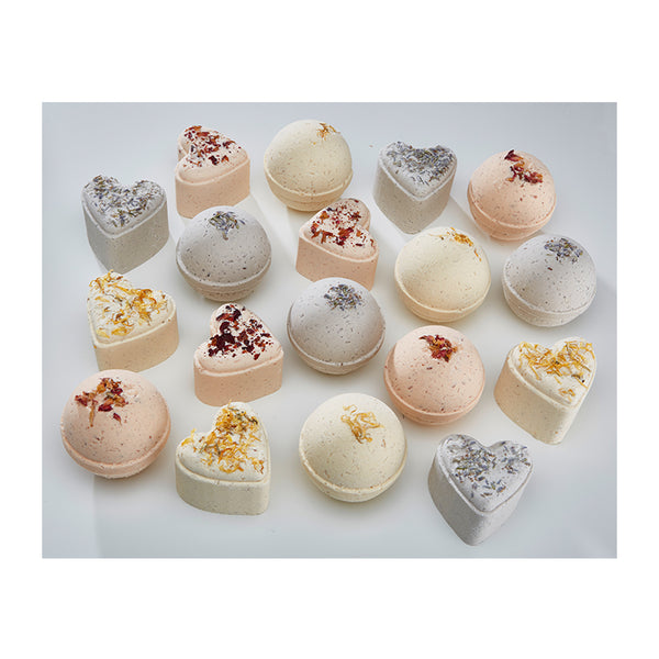 Potager Lemongrass Calendula Heart Bath Bomb