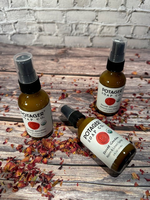 Potager Secret Garden Room Spray Certified USDA Organic