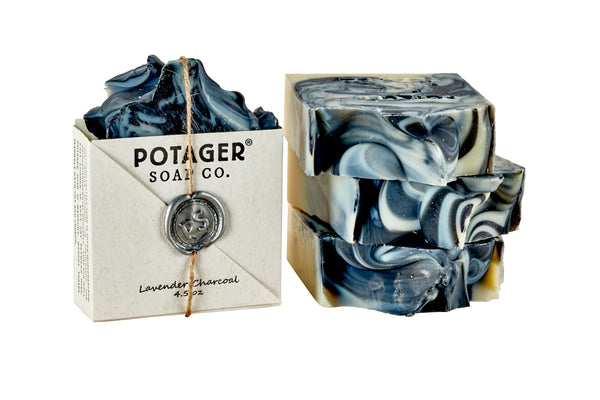 Lavender Charcoal Soap – Detoxifying, Calming & Balanced