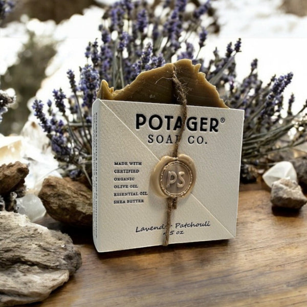 Lavender Patchouli Bar – Earthy, Calming & Botanical