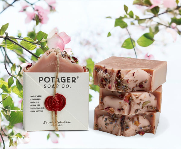 Potager’s Secret Garden Soap – Floral, Earthy & Captivating