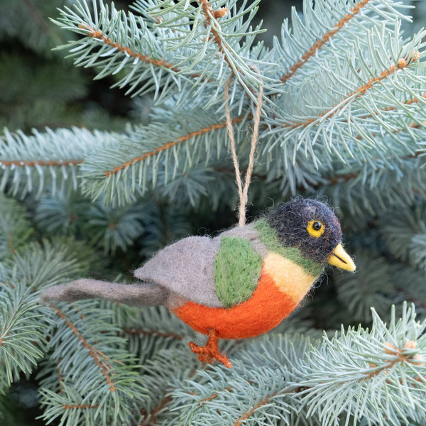 Ornament - Felt Bird - 6 Assorted