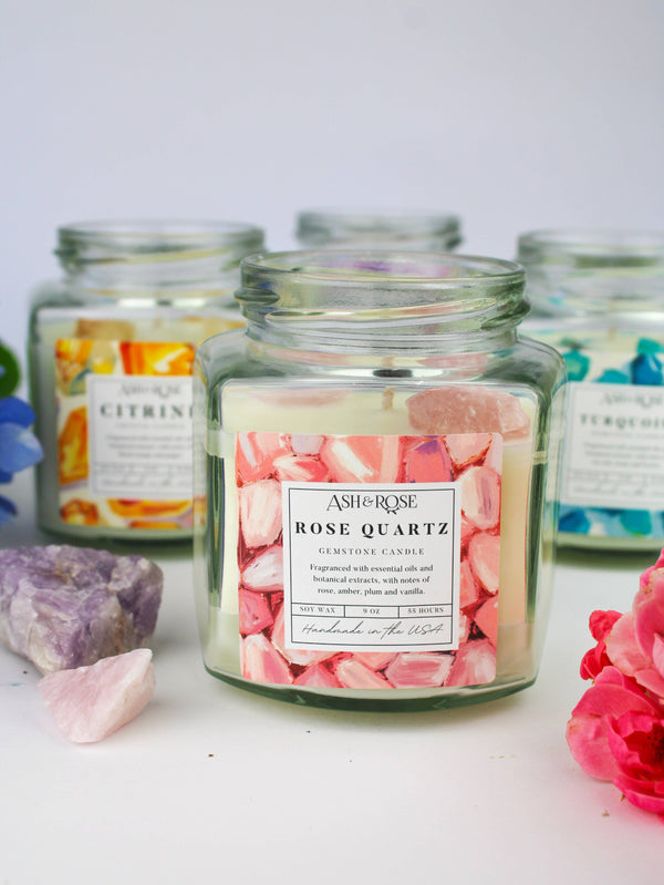 Amethyst Crystal Candle – Calm, Clarity, and Elevated Scent