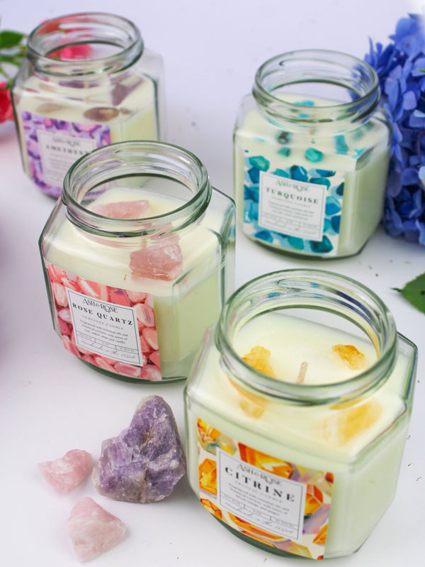 Amethyst Crystal Candle – Calm, Clarity, and Elevated Scent