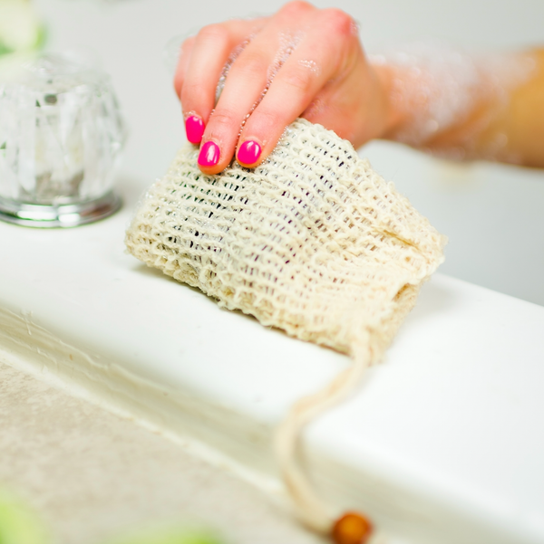 Compostable Sisal Soap Saver Bag | Soap Gift Bestseller