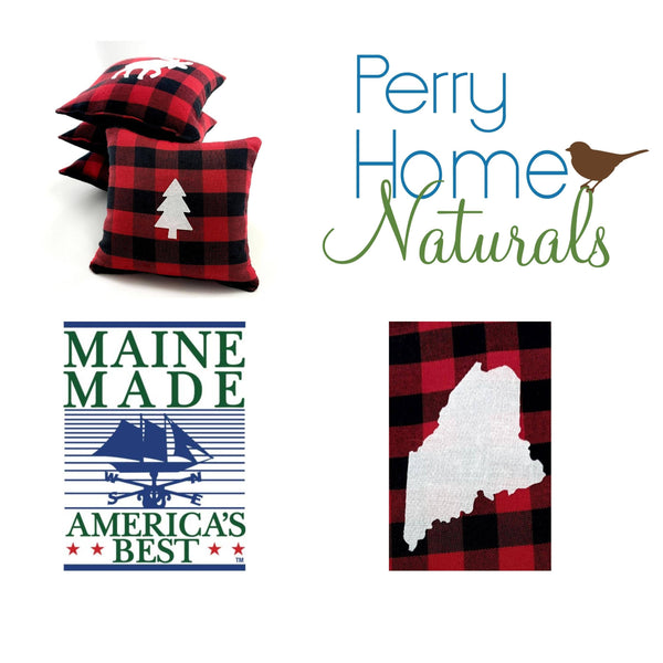 Red & Black Check Balsam Sachet - Choice of Design