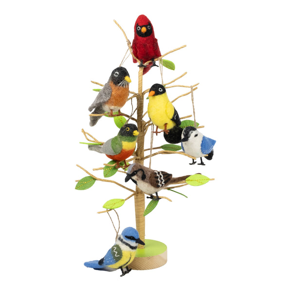Ornament - Felt Bird - 6 Assorted