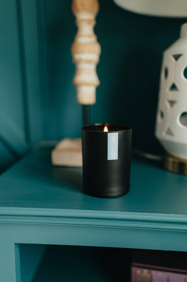 Calyan Wax Co. - Seaside + Citrus - Matte Black Tumbler Soy Candle