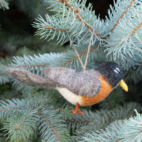 Ornament - Felt Bird - 6 Assorted